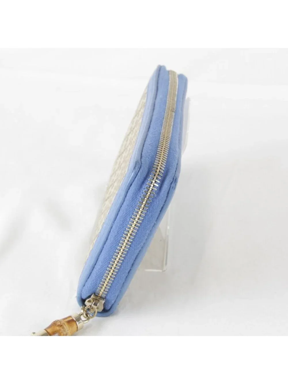 Gucci Wallet Canvas Leather Blue - Picture 3 of 10